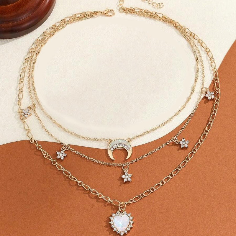 Vintage Bohemiskt Hänge Halsband
