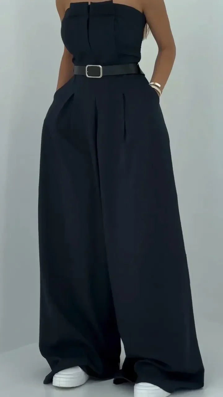 Klara-Damensemble med bustier + jacka – elegant och trendig stil