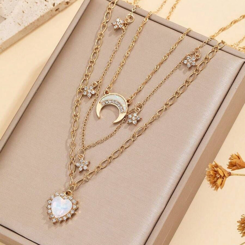 Vintage Bohemiskt Hänge Halsband