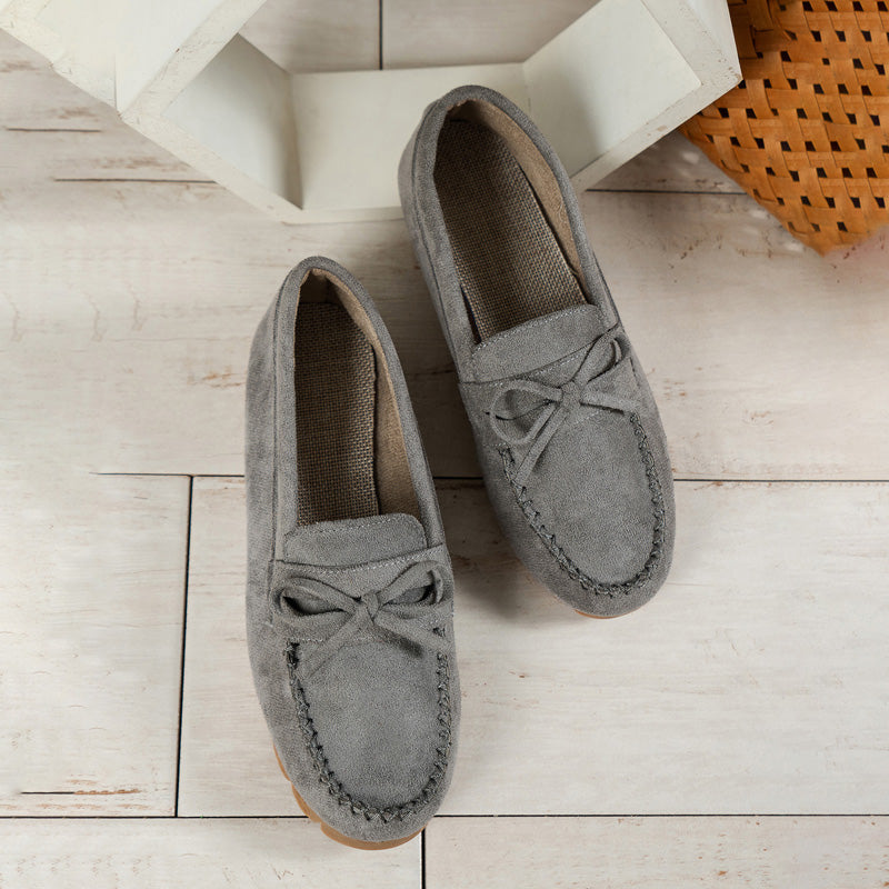 Vintage Avslappnade Slip-On Skor
