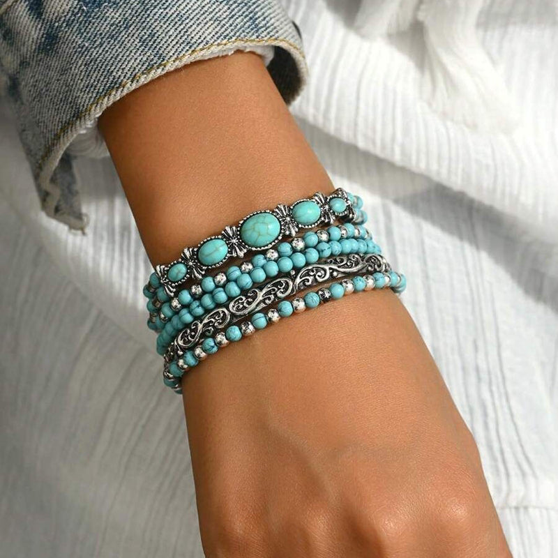 Bohemiskt Armband Med Pärlor