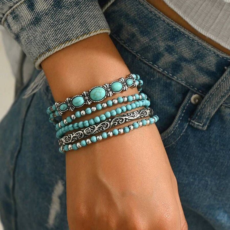 Bohemiskt Armband Med Pärlor