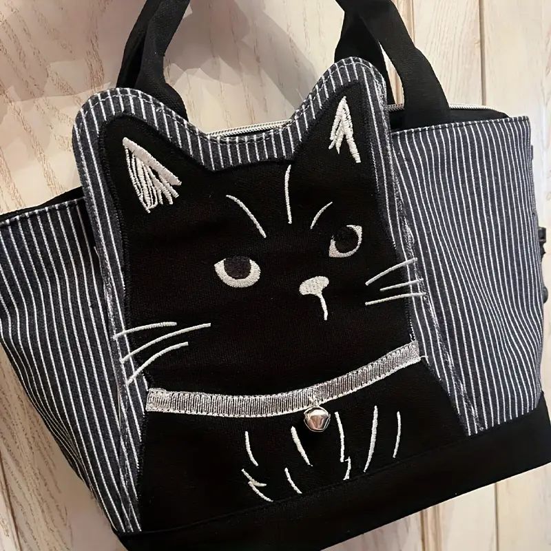 Söt Kattmönstrad Väska