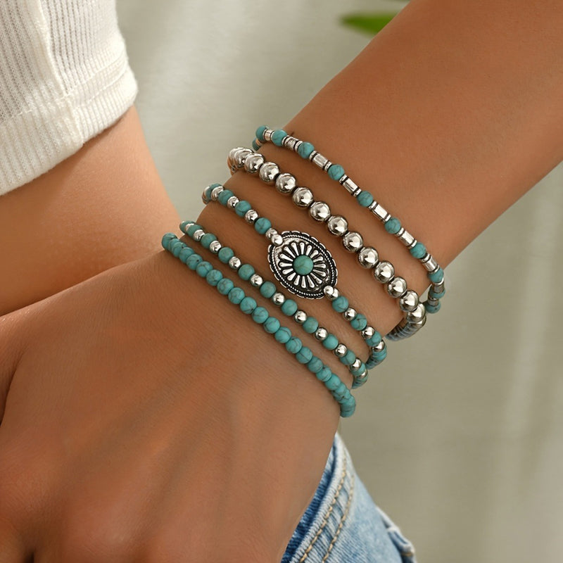 Bohemiskt Armband Med Pärlor