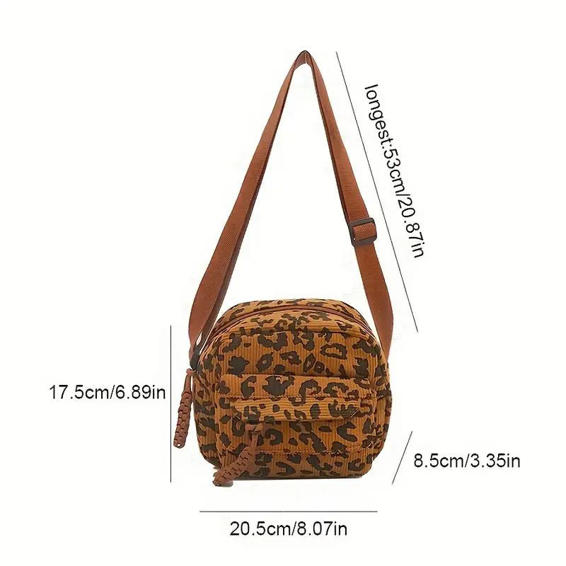 Vintage Leopardväska