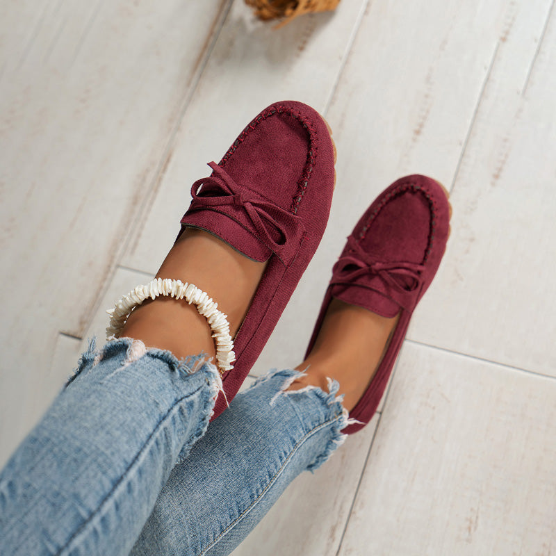 Vintage Avslappnade Slip-On Skor