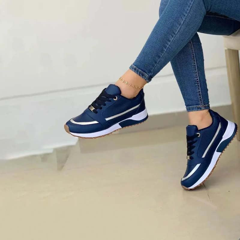 Avslappnad Platform Sneakers