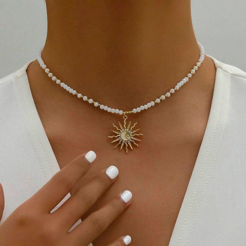 Bohemiskt Solhängande Halsband