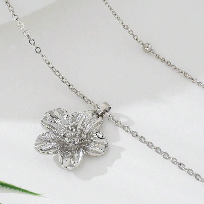 Blomma Hänge Halsband