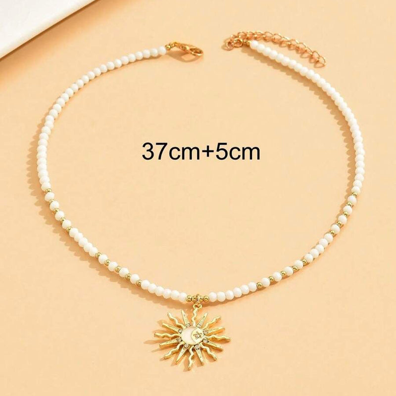 Bohemiskt Solhängande Halsband