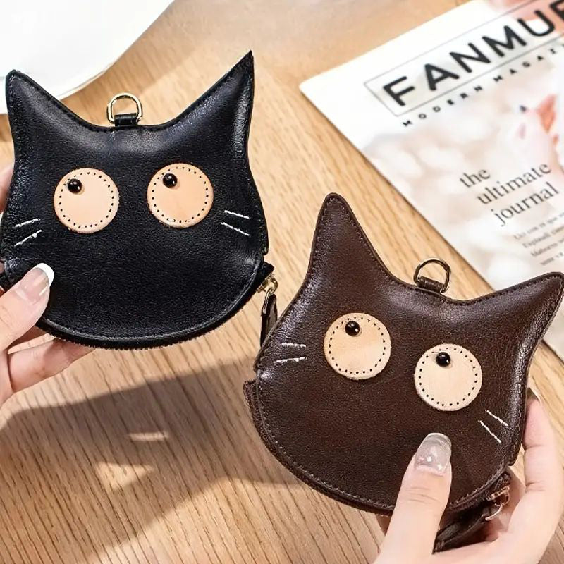 Kreativ Kattformad Myntväska