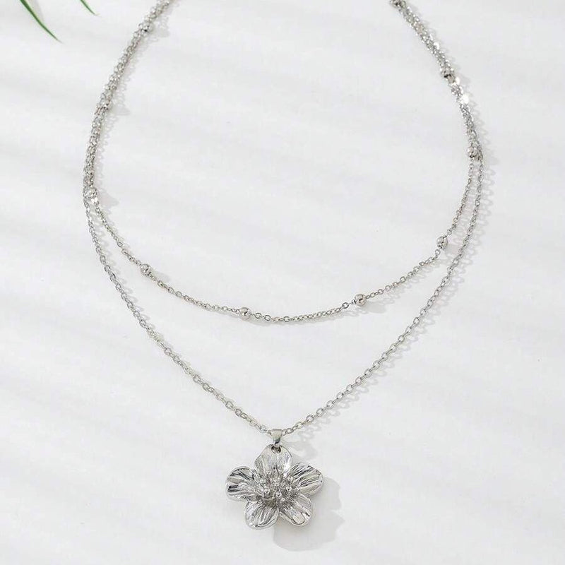 Blomma Hänge Halsband