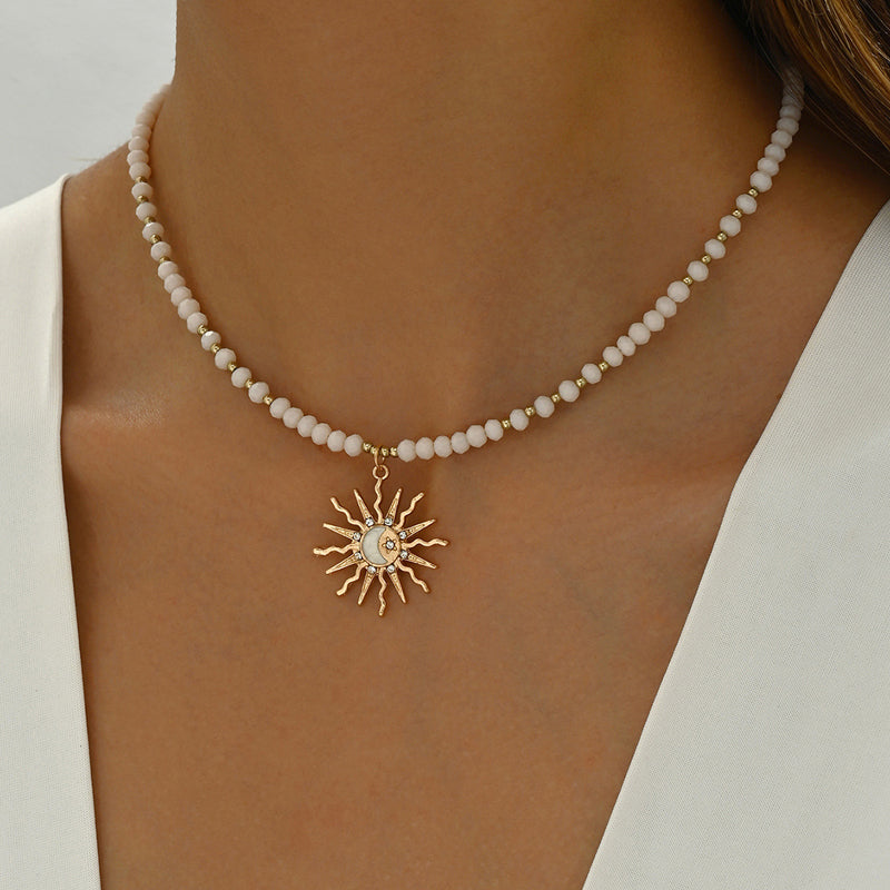 Bohemiskt Solhängande Halsband