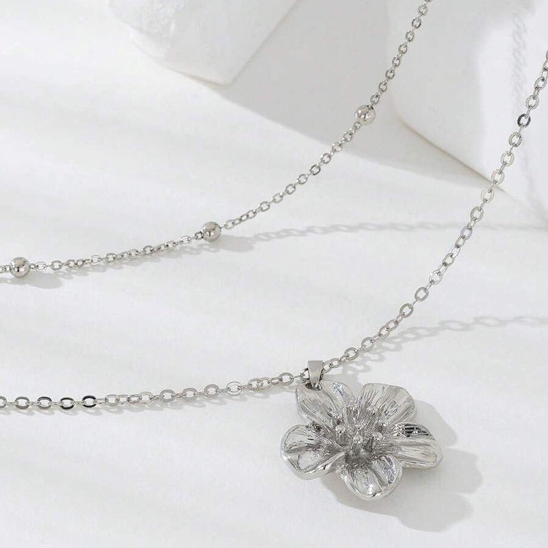 Blomma Hänge Halsband