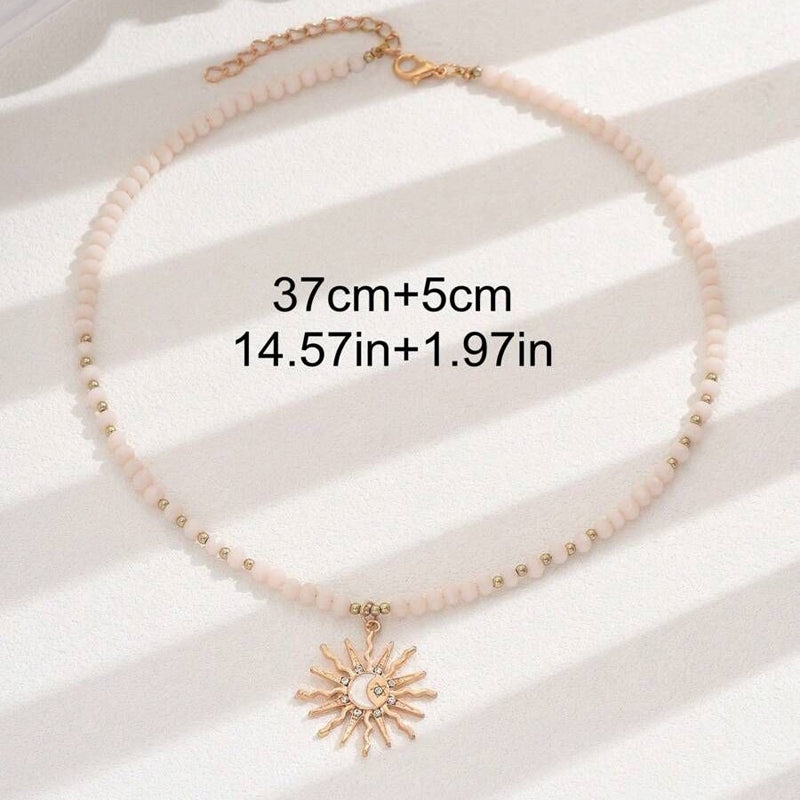 Bohemiskt Solhängande Halsband