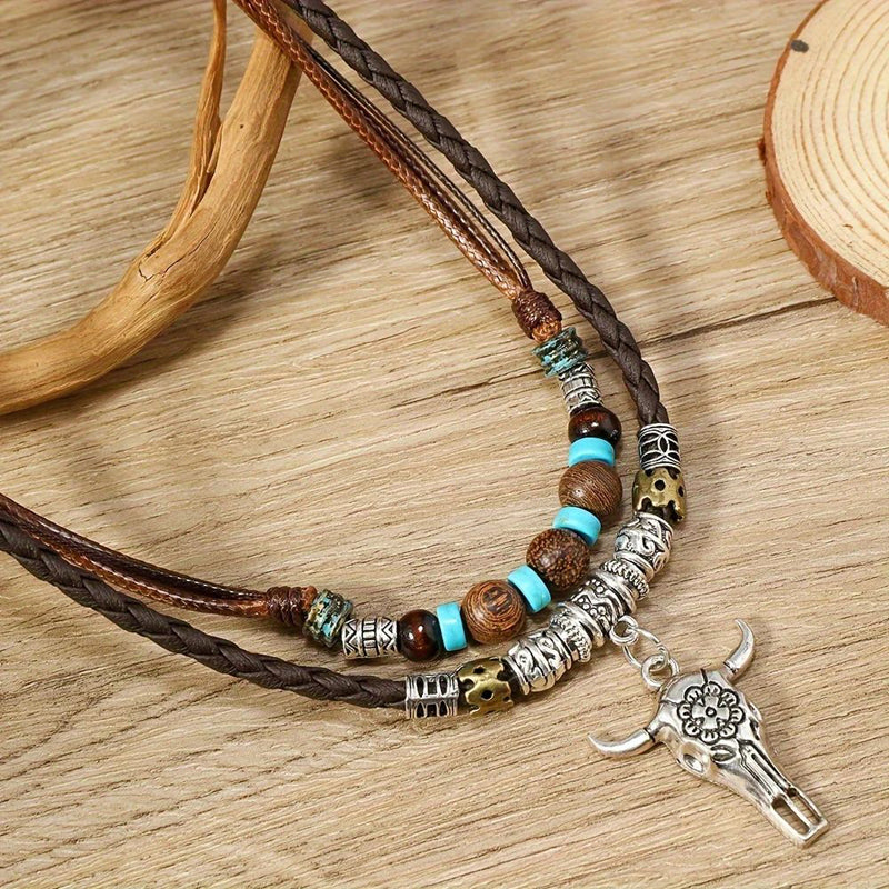 Vintage Bohemiskt Hänge Halsband
