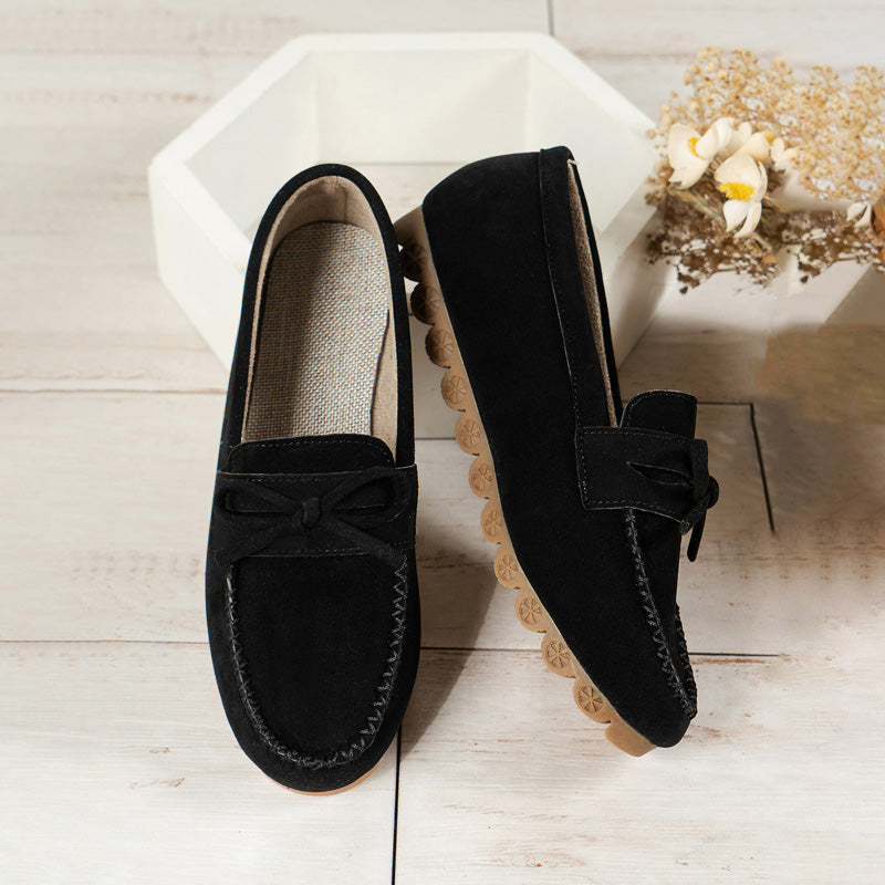 Vintage Avslappnade Slip-On Skor