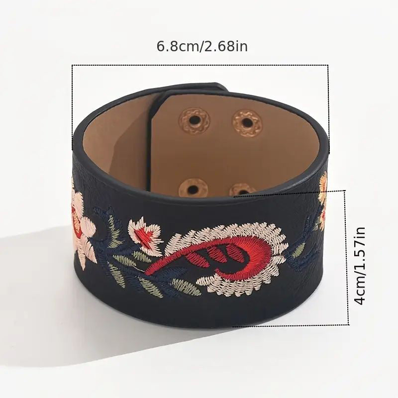 Vintage Bohemiskt Blommigt Armband