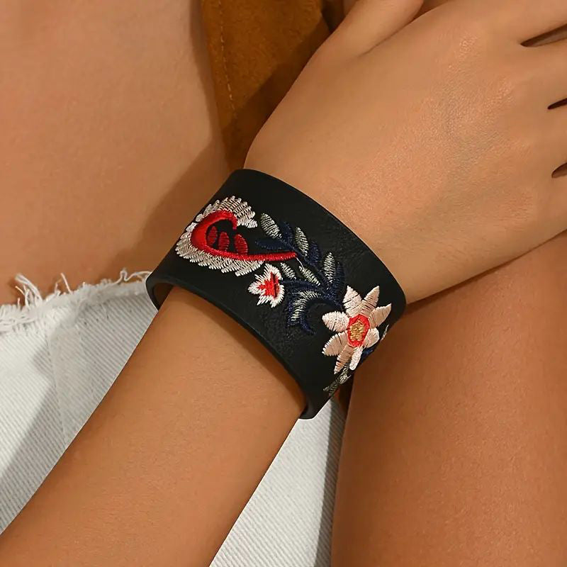 Vintage Bohemiskt Blommigt Armband