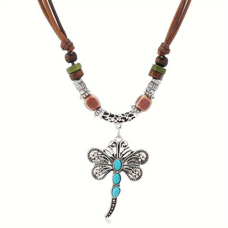 Vintage Bohemiskt Hänge Halsband