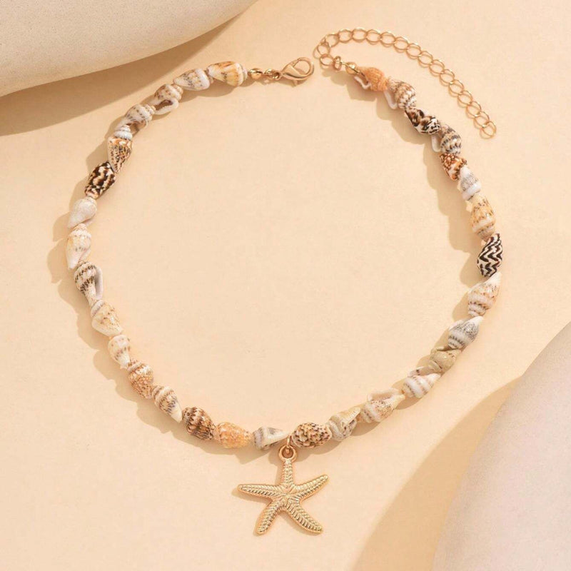 Vintage Bohemiskt Snäckhalsband