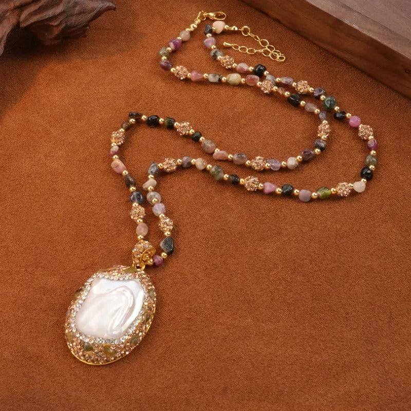 Vintage Bohemiskt Hänge Halsband
