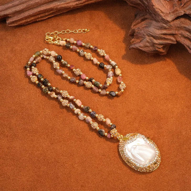 Vintage Bohemiskt Hänge Halsband