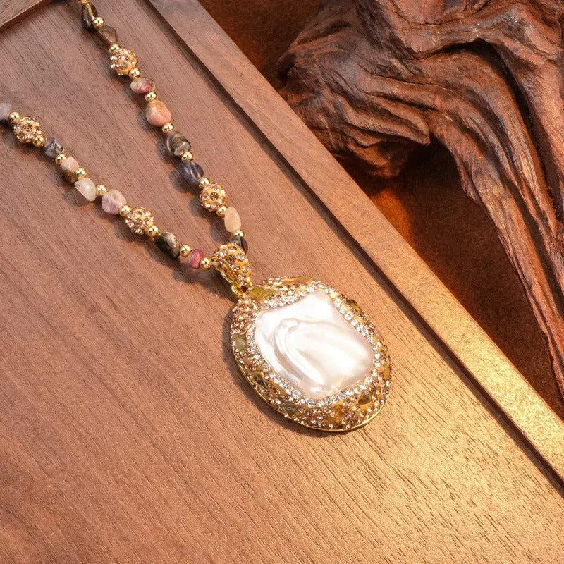 Vintage Bohemiskt Hänge Halsband