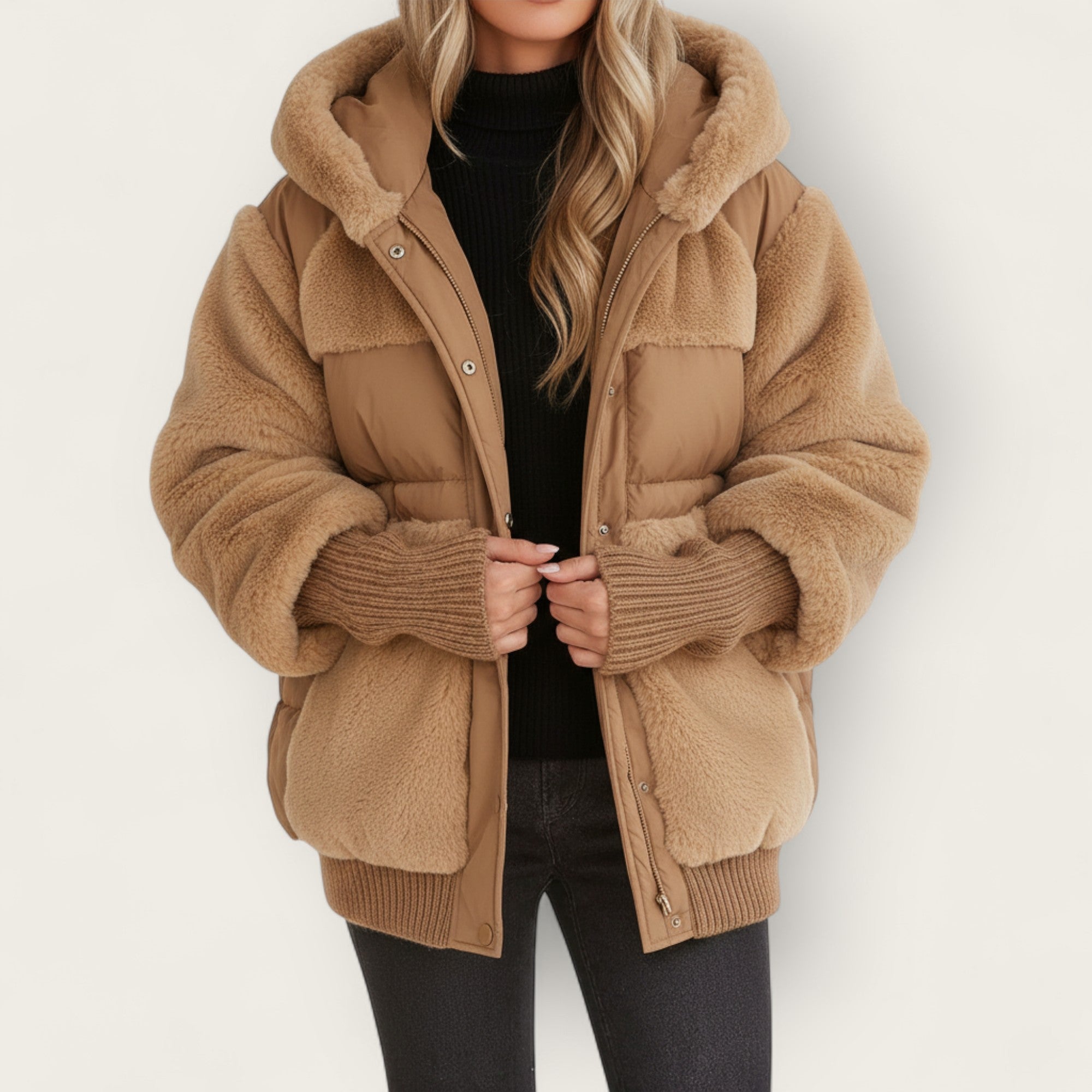 Alma| Premium pufferjacka med huva