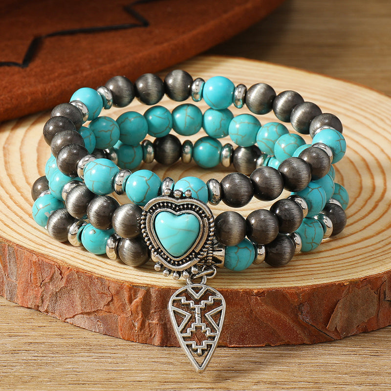 Bohemiskt Armband Med Pärlor
