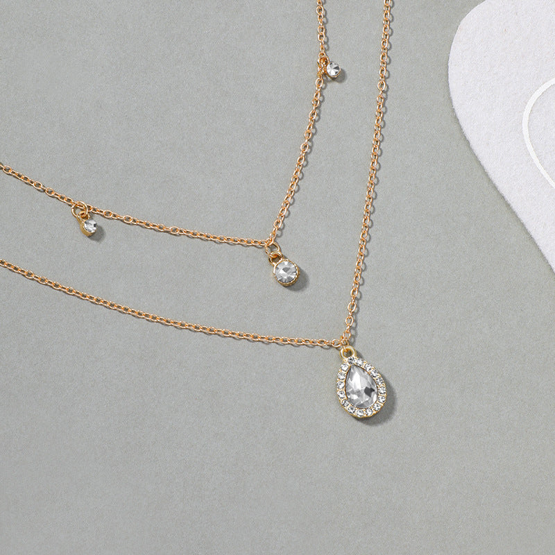 Vintage Halsband Med Vattendroppar
