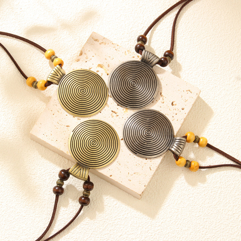 Vintage Etniskt Hänge Halsband