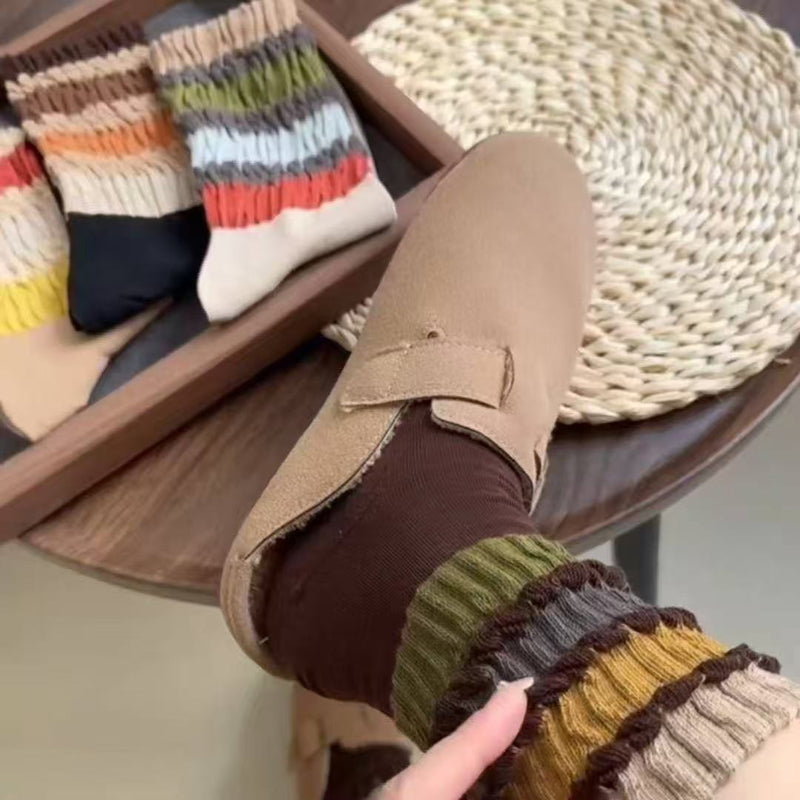 Färgglada Vintagestrumpor
