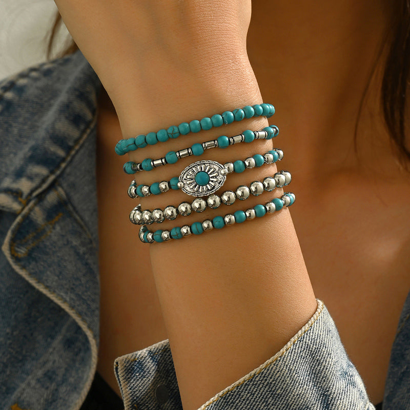 Bohemiskt Armband Med Pärlor