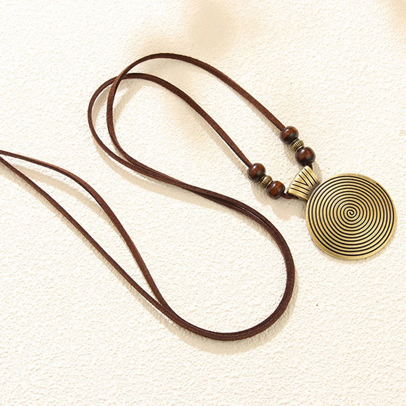 Vintage Etniskt Hänge Halsband