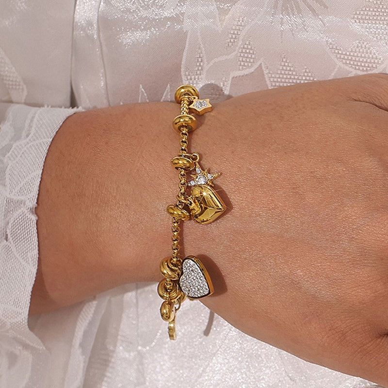 Bohemiskt Hjärta Armband