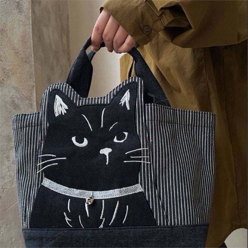 Söt Kattmönstrad Väska