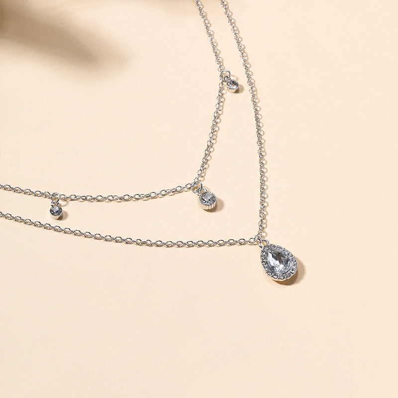 Vintage Halsband Med Vattendroppar