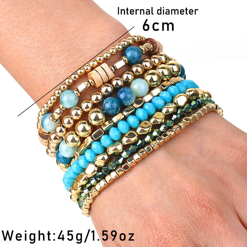 Bohemiskt Armband Med Pärlor