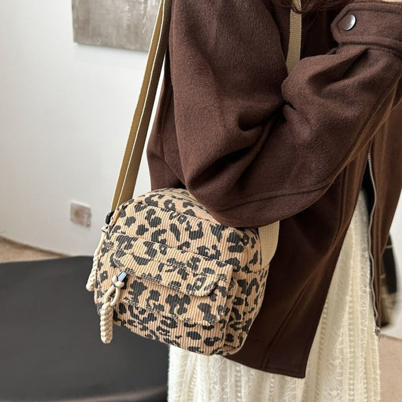 Vintage Leopardväska