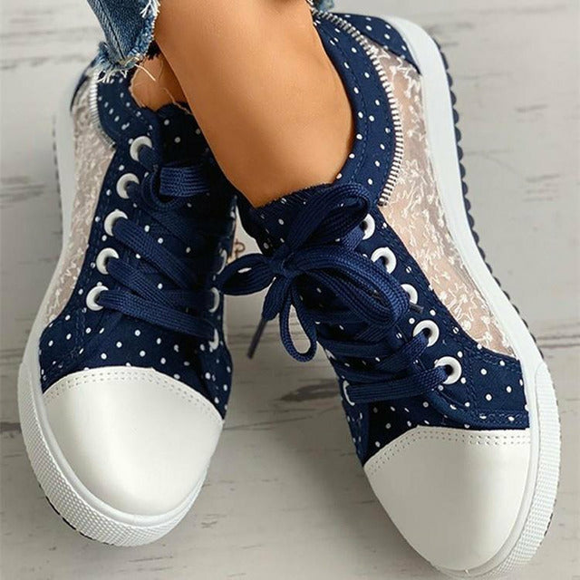 Andningsbara Canvas Sneakers