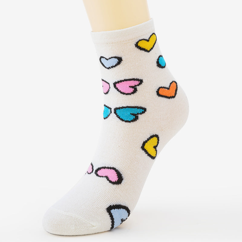 Sockor Med Hjärtmönster