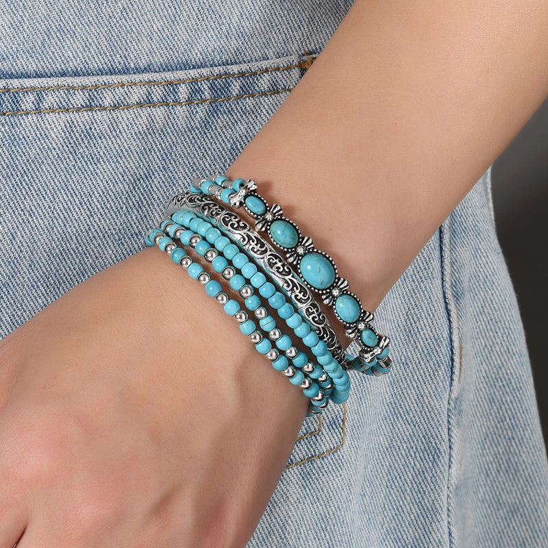 Bohemiskt Armband Med Pärlor