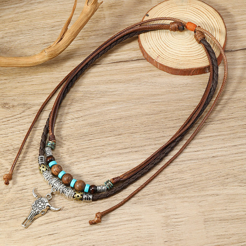 Vintage Bohemiskt Hänge Halsband
