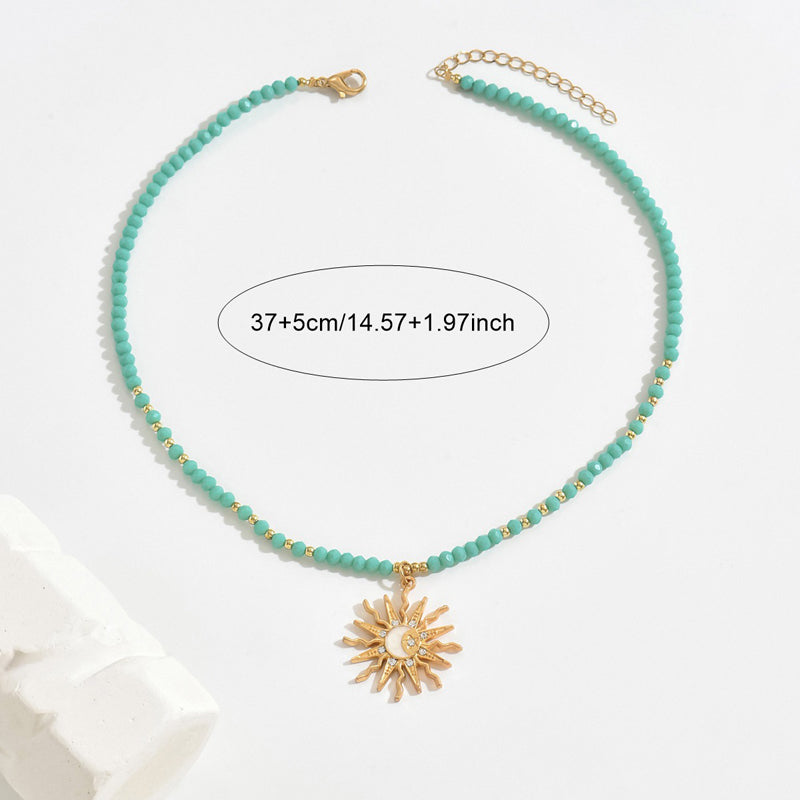 Bohemiskt Solhängande Halsband