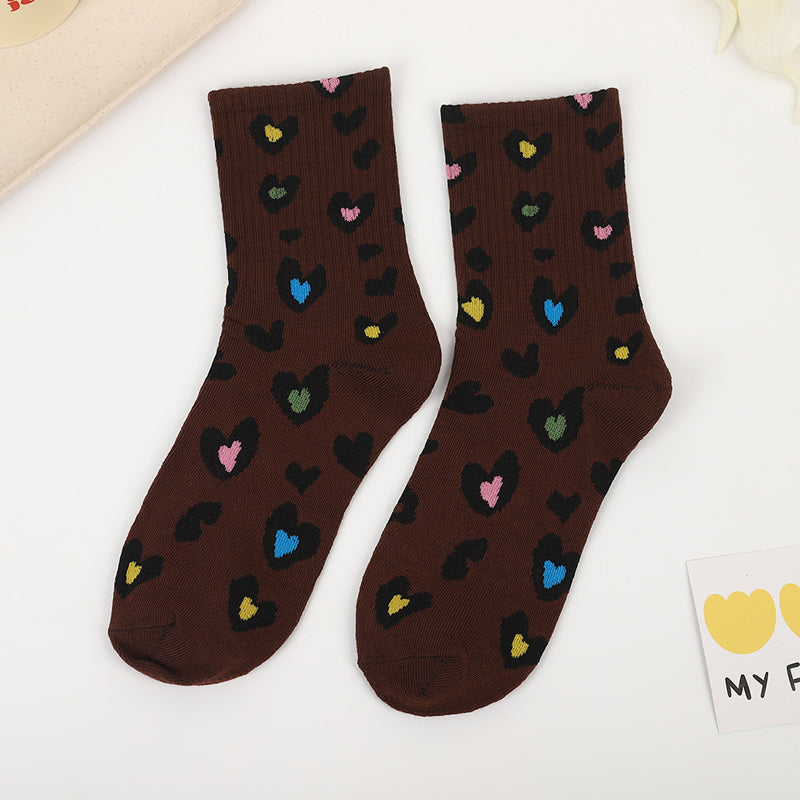Sockor Med Hjärtmönster