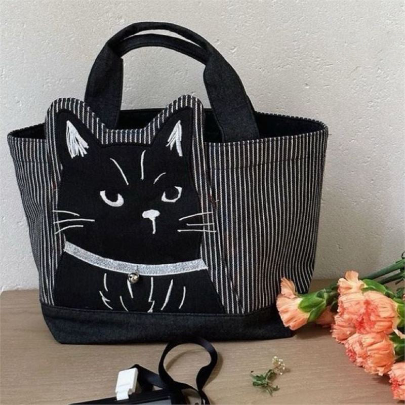 Söt Kattmönstrad Väska