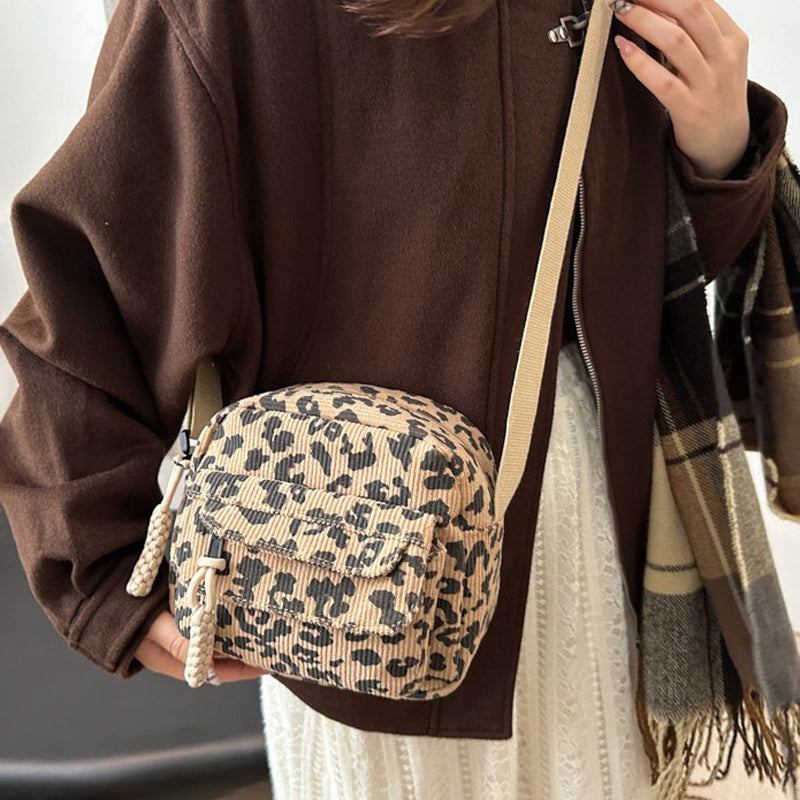Vintage Leopardväska