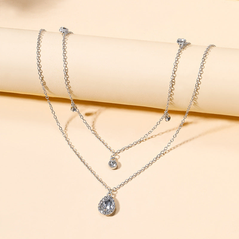 Vintage Halsband Med Vattendroppar