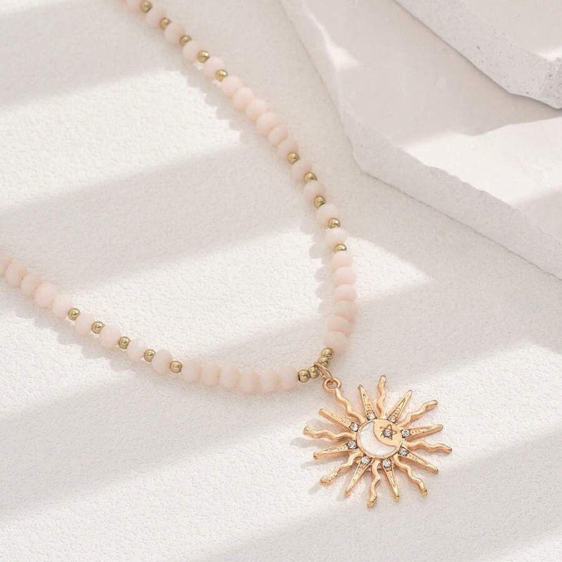 Bohemiskt Solhängande Halsband